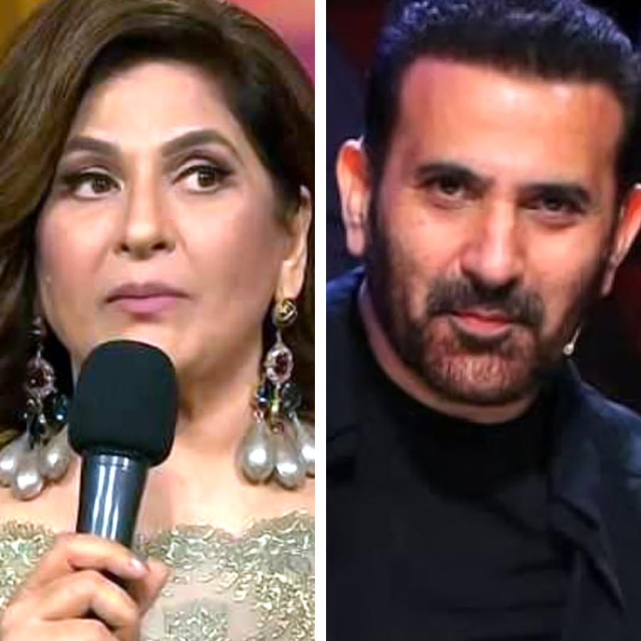 (বাঁ দিকে)  অর্চনা পূরণ সিংহ, (ডান দিকে) পরমীত শেঠী।