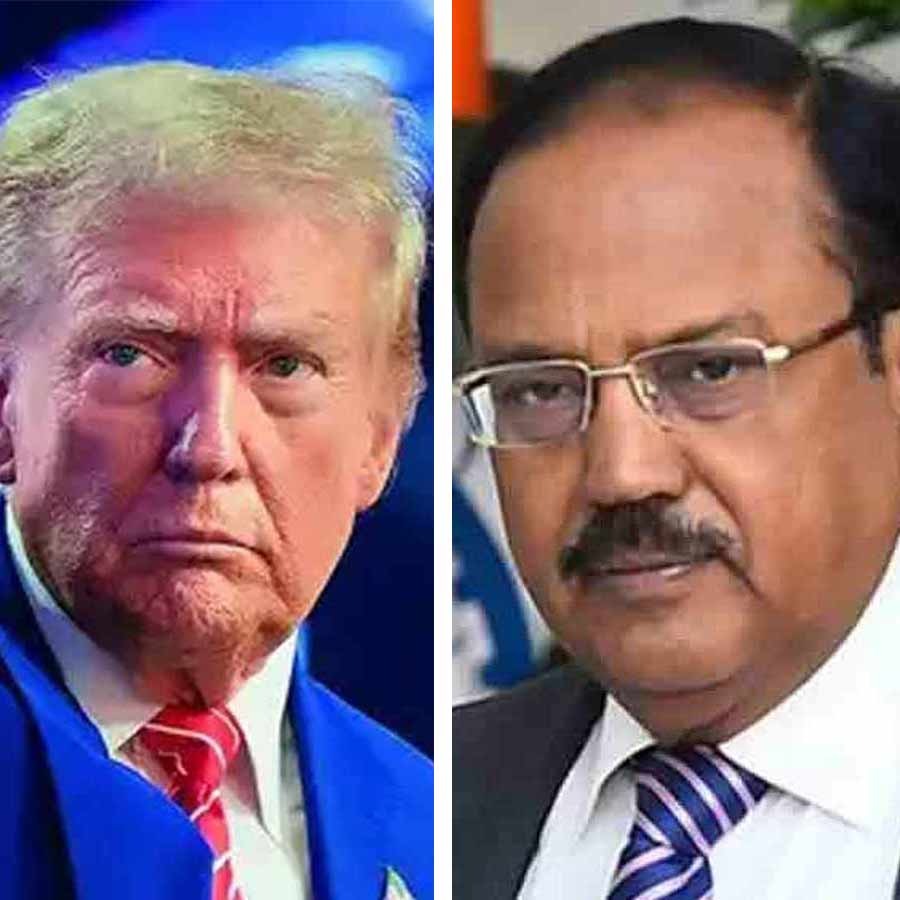 Ajit Doval told Marco Rubio India won\\\\\\\'t be bullied (বাঁ দিকে) মার্কিন প্রেসিডেন্ট ডোনাল্ড ট্রাম্প এবং ভারতের জাতীয় উপদেষ্টা অজিত ডোভাল (ডান দিকে)।