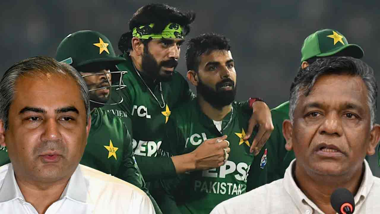 PCB chairman Mohsin Naqvi and BCB chairman Aminul Islam Bulbul