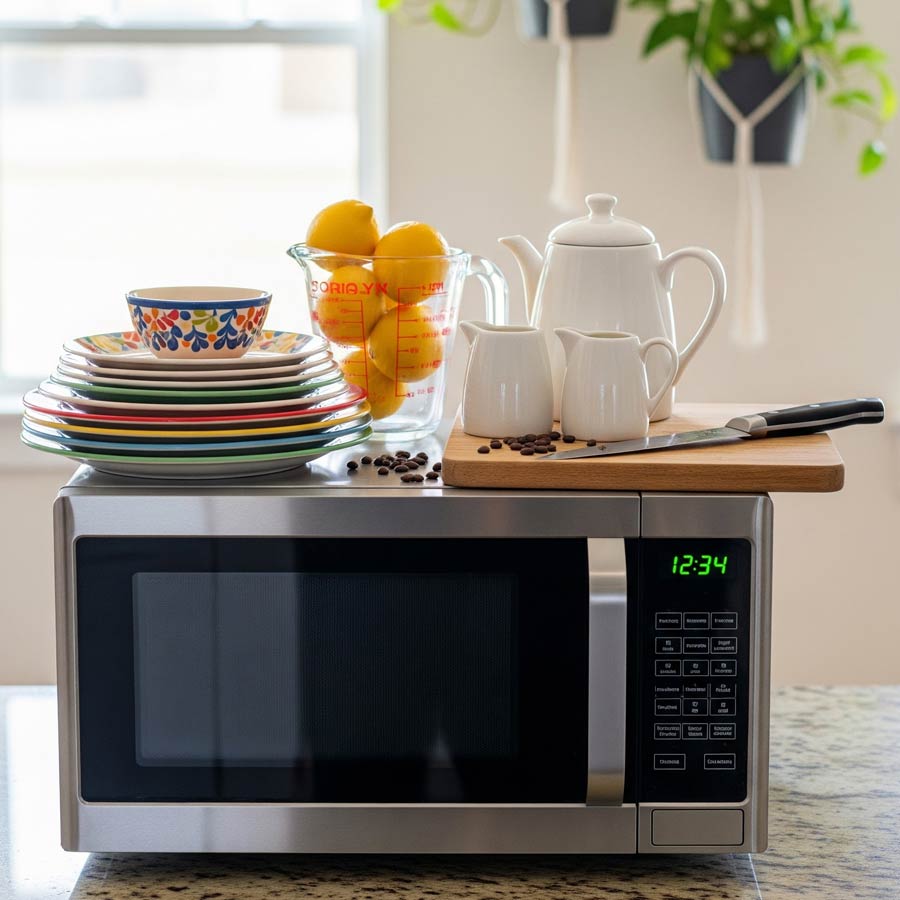 Why you should avoid keeping items on the top of microwave oven dgtl
