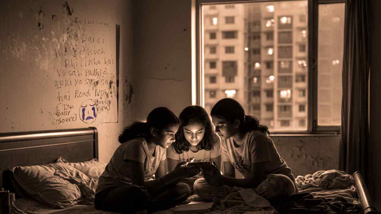 গাজ়িয়াবাদে একসঙ্গে ১০তলা থেকে ঝাঁপ দিয়ে আত্মহত্যা করেছে তিন বোন।