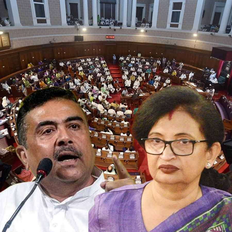 In budget discussion, a host of proposals were put forward to the government by the BJP\\\\\\\'s Suvendu Adhikari, Ashok Lahiri, Shankar Ghosh, to which Chandrima Bhattacharya responded