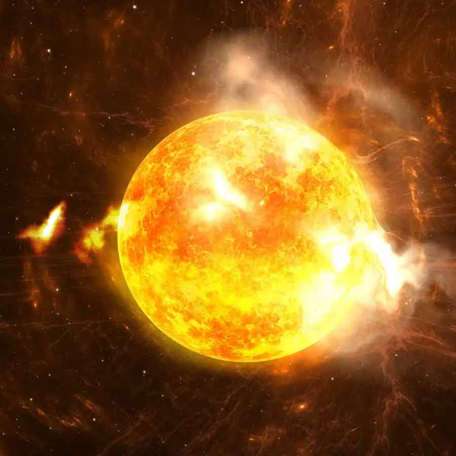 Sun releasing strong flare, ISRO warns