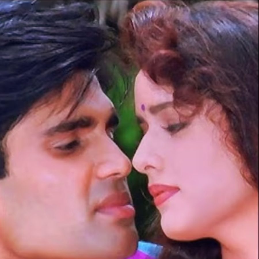 Poonam Jhawer with Suniel Shetty