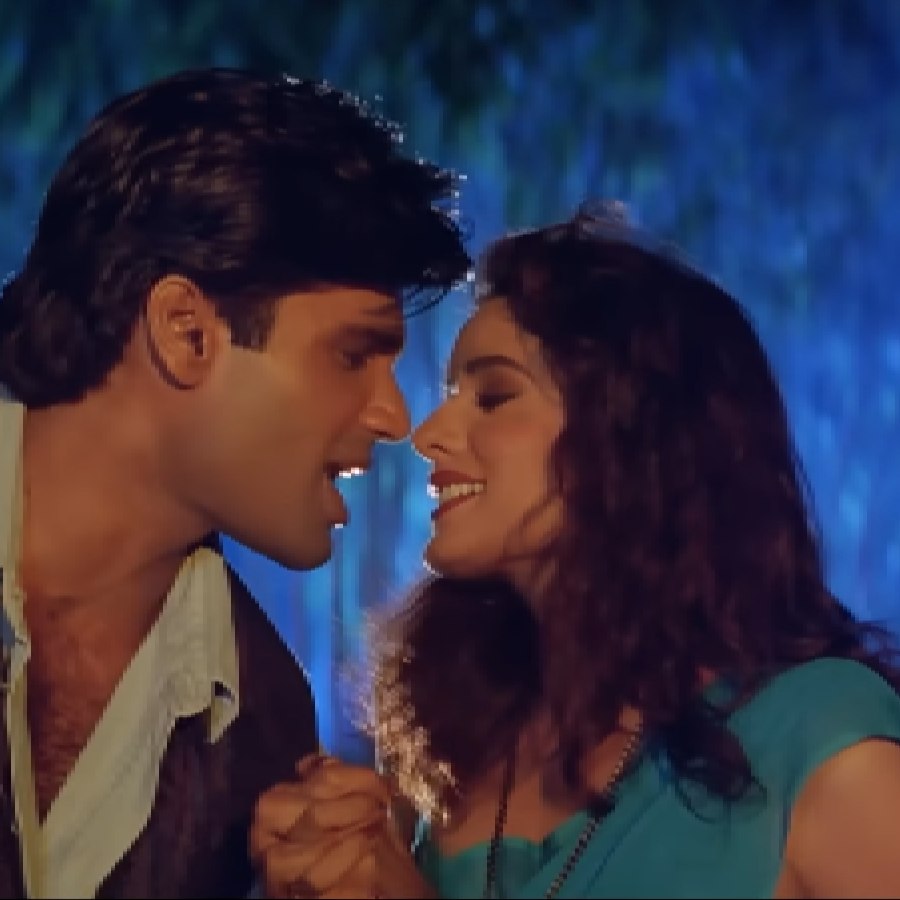 Poonam Jhawer with Suniel Shetty