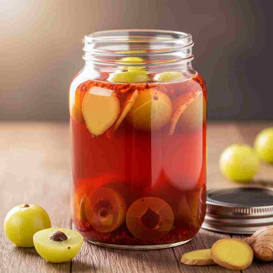 Enjoy this refreshing, gut-friendly Kanji for healthy skin and digestion