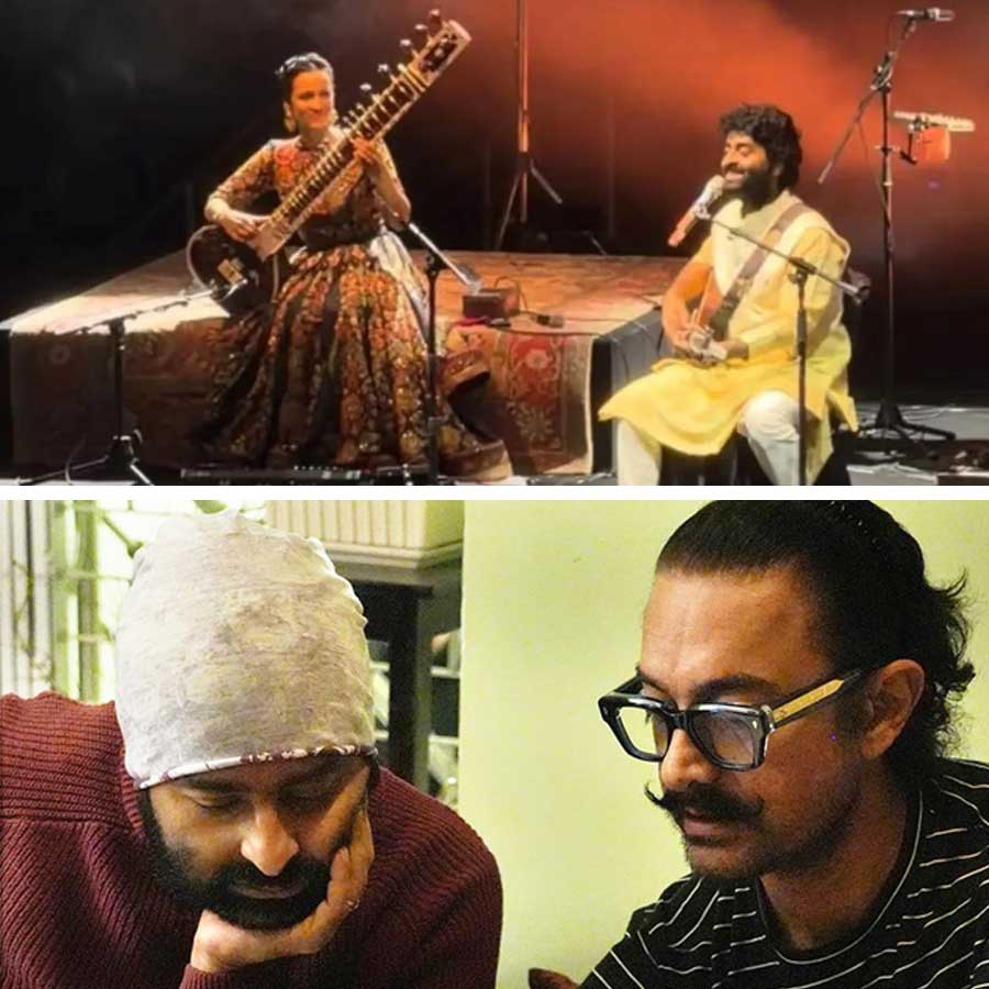 অনুষ্কাশঙ্কর এবং আমির খানের সঙ্গে অরিজিৎ সিংহ।