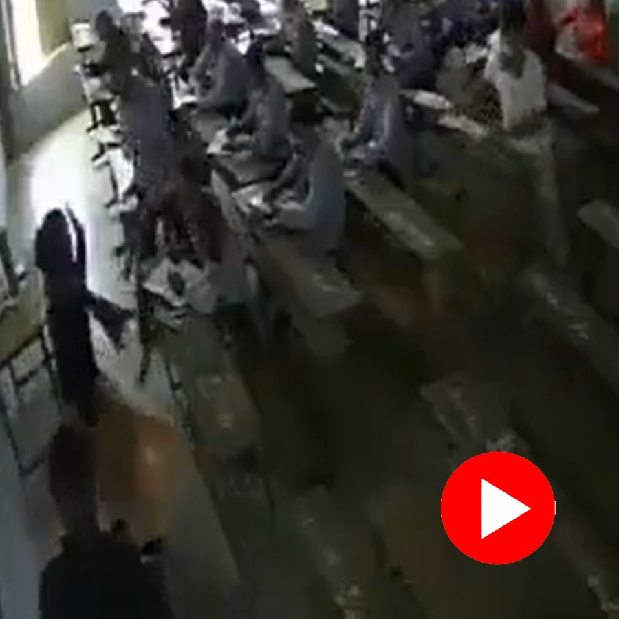 Video shows class 12 student does bizarre thing after teacher asked him the reason for being late for exam