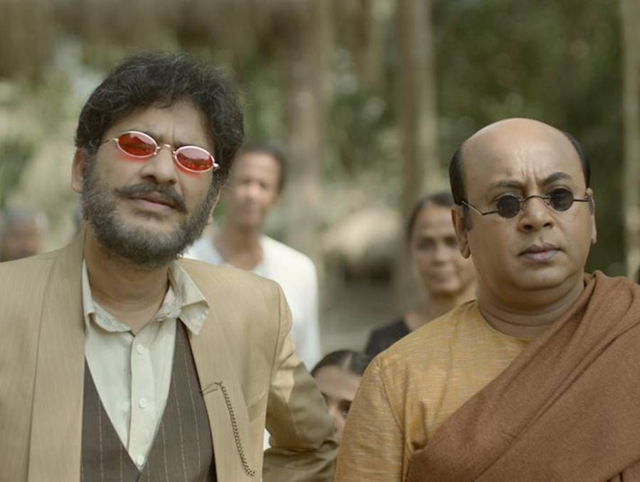 ‘কালরাত্রি’ ছবিতে ঋত্বিক চক্রবর্তী, অনির্বাণ চক্রবর্তী।