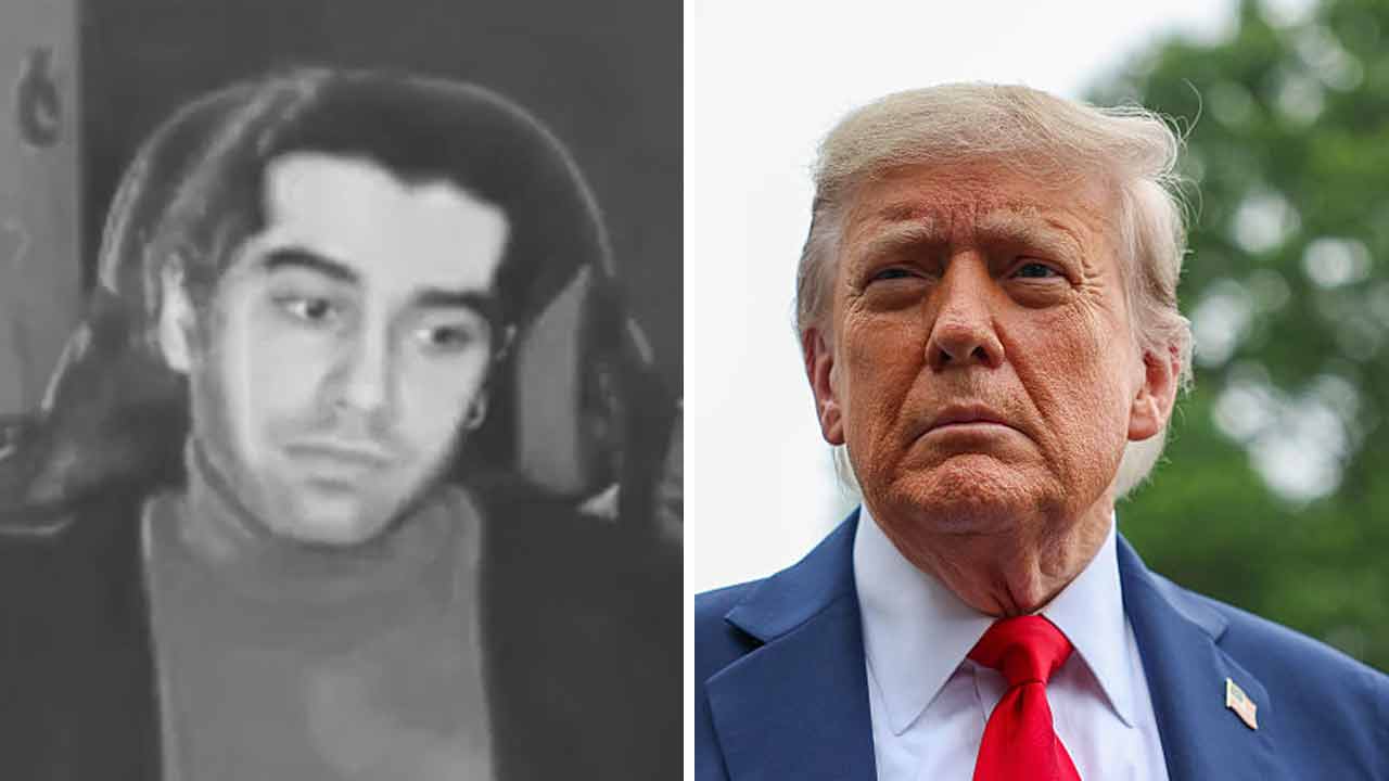 (বাঁ দিকে) ইরানের যুবক পৌরিয়া হামিদি। (ডান দিকে) মার্কিন প্রেসিডেন্ট ডোনাল্ড ট্রাম্প। ছবি: সংগৃহীত।