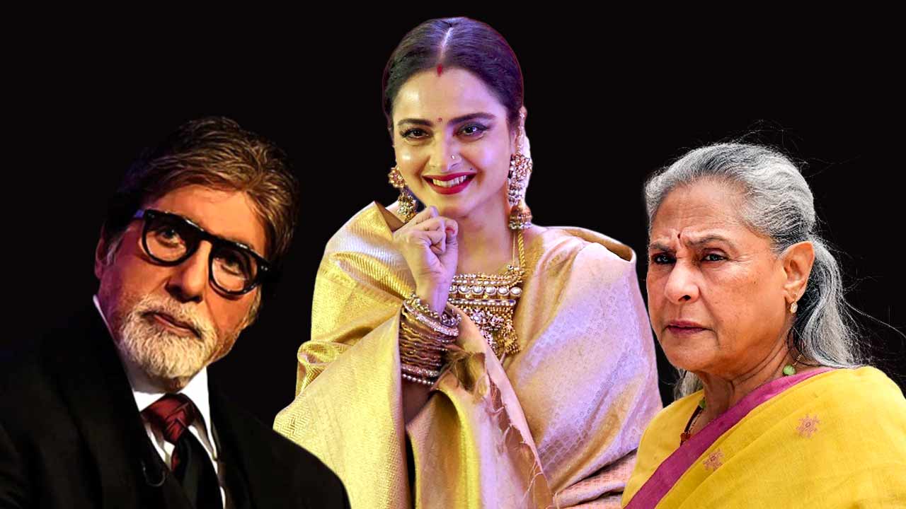 জয়া ও রেখার সঙ্গে সম্পর্ক নিয়ে অমিতাভকে খোঁচা।