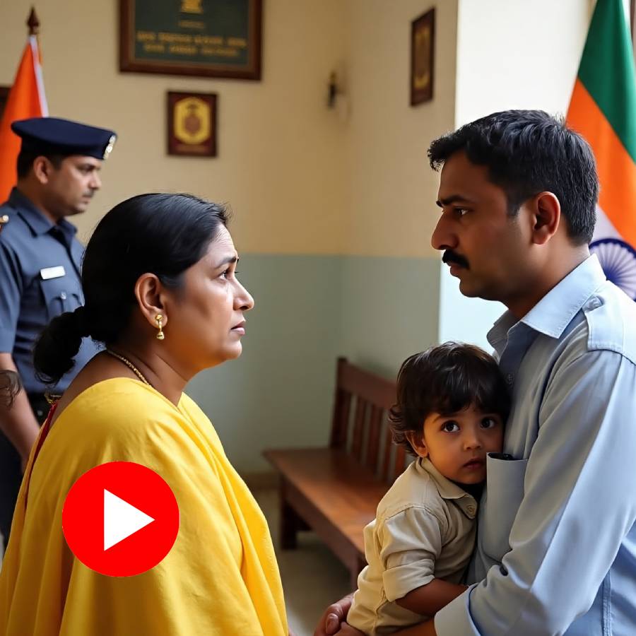 Video shows children refuses to leave father as mother gets custody after separation