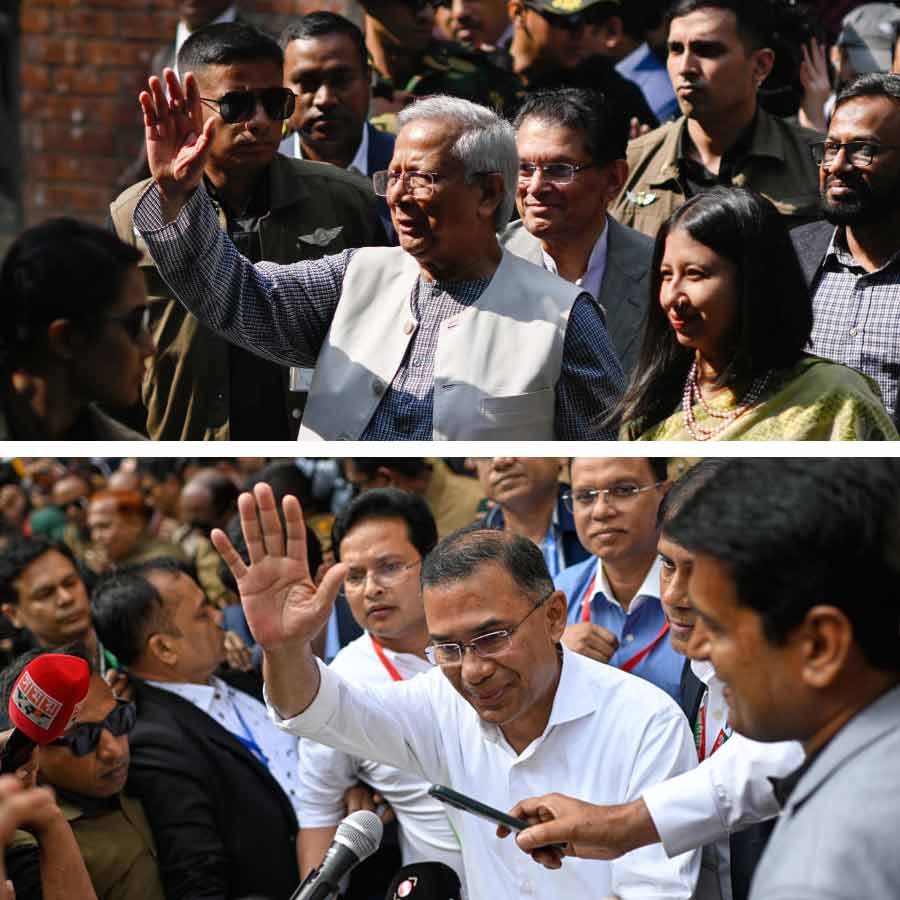Muhammad Yunus and Tarique Rahman cast their votes in Bangladesh general election 2026 dgtl