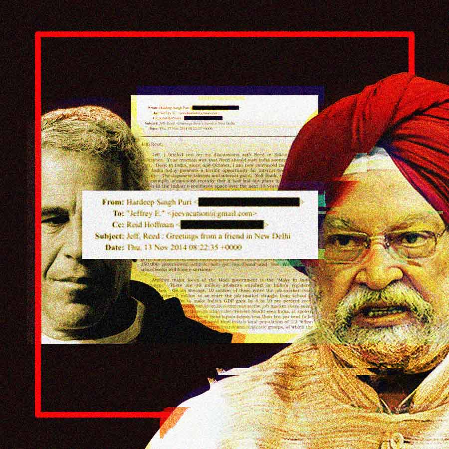 কেন্দ্রীয় হরদীপ সিংহ পুরীর ইমেল ঘিরে তোলপাড়। গ্রাফিক: আনন্দবাজার ডট কম।