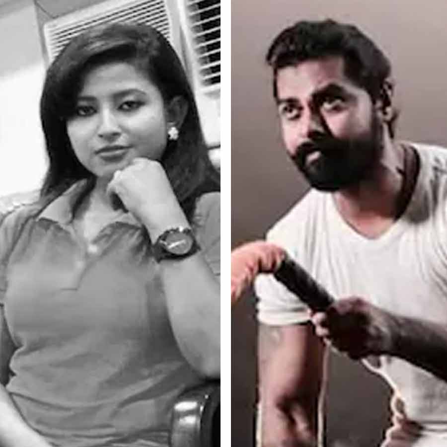 (বাঁ দিকে) সাংবাদিক সালমা সুলতানা। (ডান দিকে) অভিযুক্ত মধুর সাহু। ছবি: সংগৃহীত।