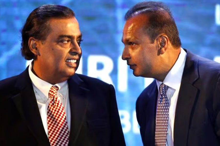Anil Ambani and Mukesh Ambani