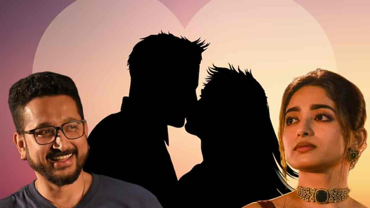 চুম্বন নিয়ে অনর্গল পরমব্রত চট্টোপাধ্যায়, ইশা সাহা।