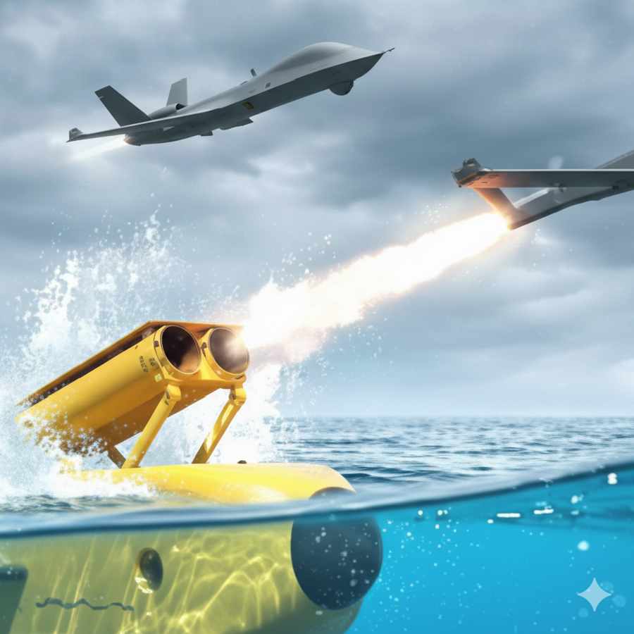 US develops parasite under sea drone which can attack from warships and submarines, can change naval warfare