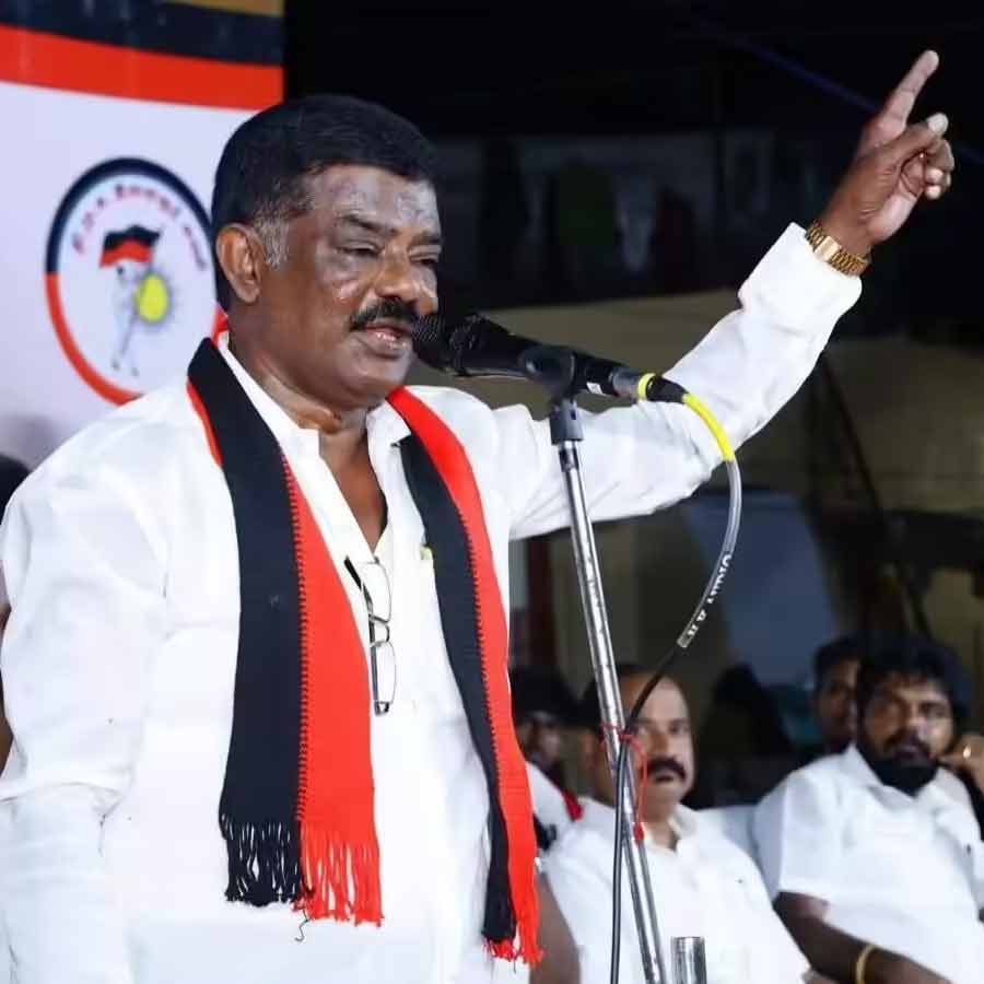 ডিএমকে নেতা শিবাজি কৃষ্ণমূর্তি।