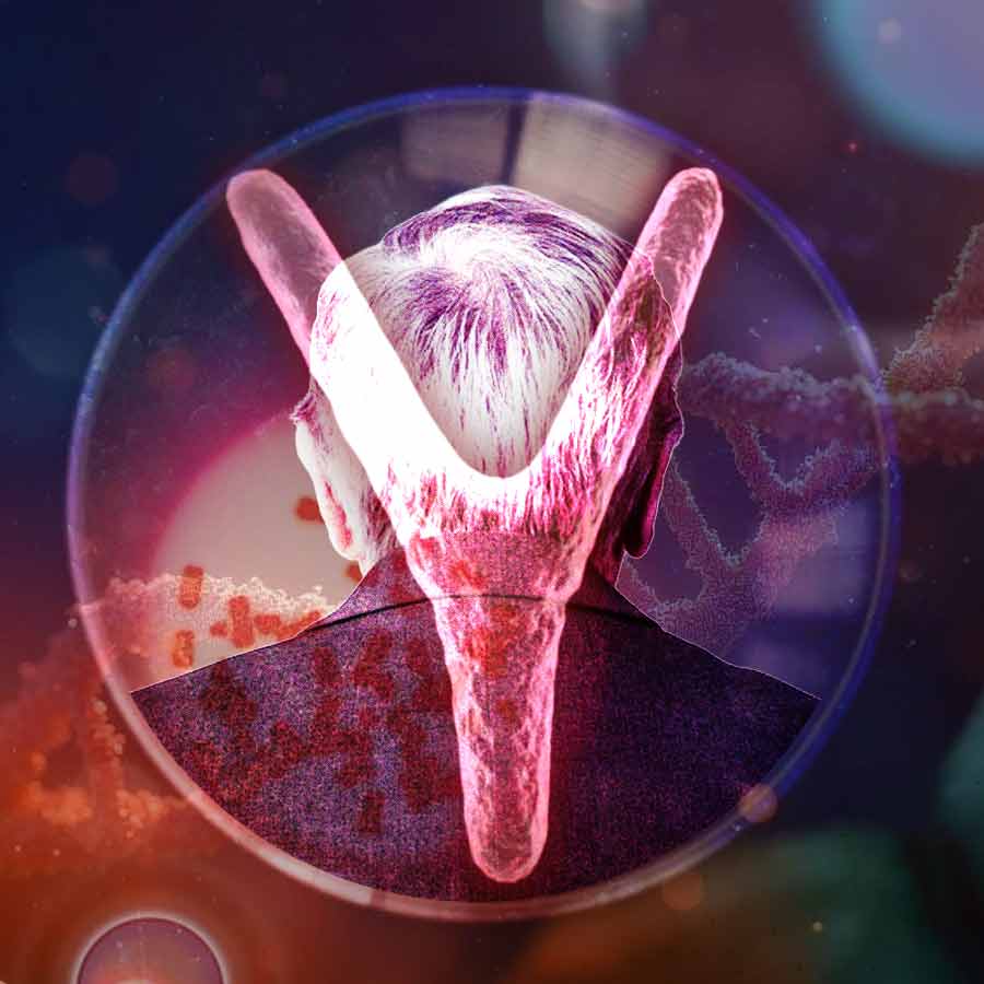 বয়স হলে পুুরুষের শরীরে ওয়াই ক্রোমোজ়োম কমে যায়।