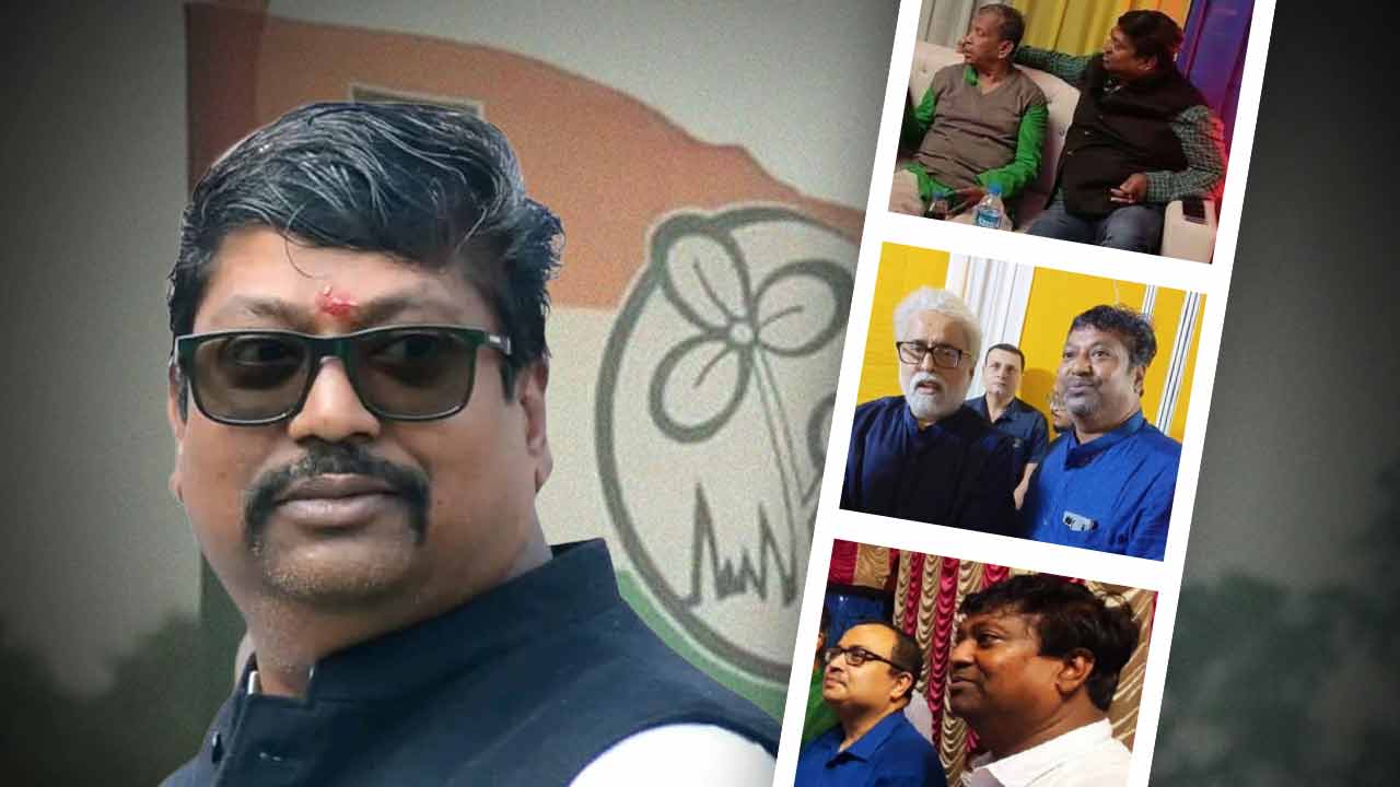 রাজু নস্করের সঙ্গে অতীতে বিভিন্ন সময়ে দেখা গিয়েছে তৃণমূলের উত্তর কলকাতার বিভিন্ন নেতাদের।