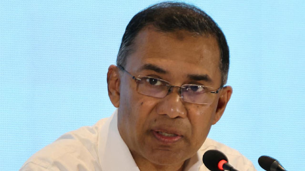 বাংলাদেশের নির্বাচনে জয়ী দল বিএনপি-র চেয়ারম্যান তারেক রহমান।