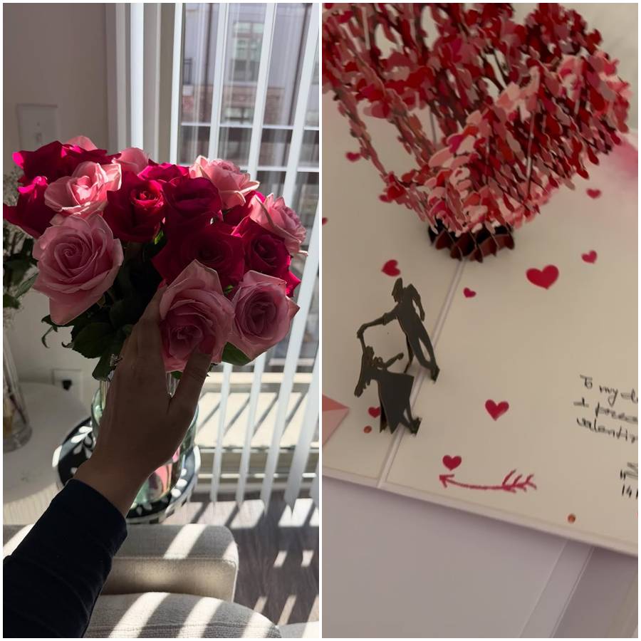 উপহারে ফুলের তোড়া, গ্রিটিংস কার্ড।