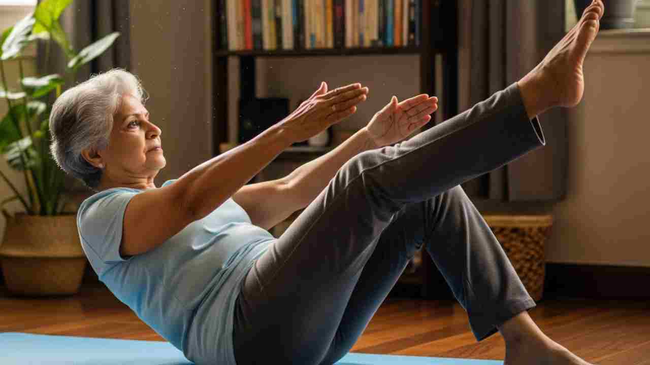 Some Pilates exercises for elderly beginners