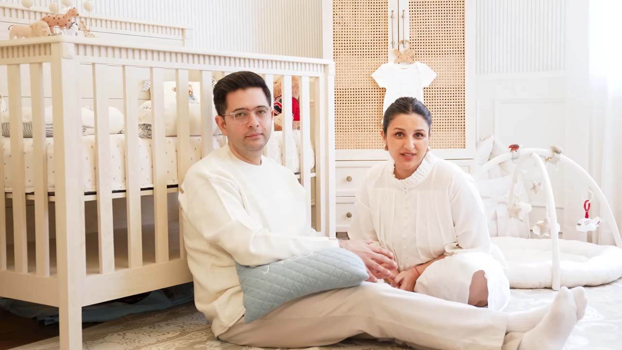 Parineeti Chopra and Raghav Chaddha give tour of their baby’s nursery room
