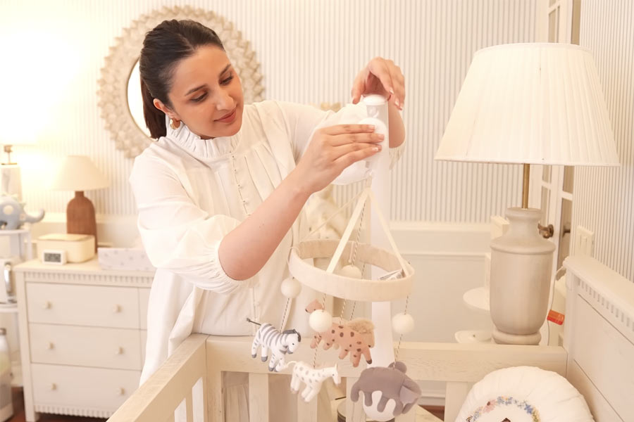 Parineeti Chopra and Raghav Chaddha give tour of their baby’s nursery room 