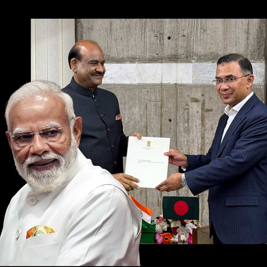 Om Birla meets with Bangladesh new Prime Minister Tarique Rahaman, hands over PM Narendra Modi  letter