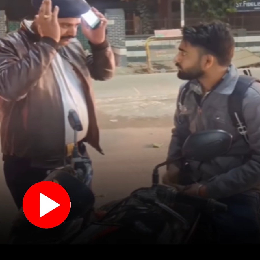 Video shows Police stops deaf and mute biker, what happened next shocks internet