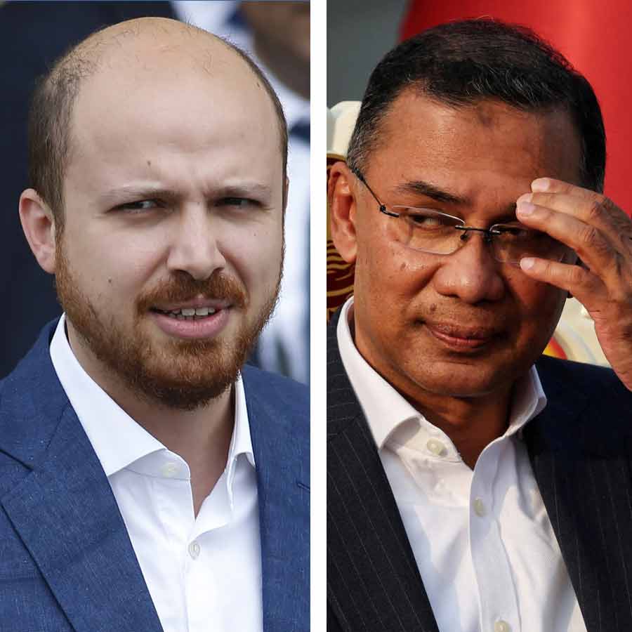 Son of Turkish President Recep Tayyip Erdogan arrives in Dhaka almost silently with footballer Mesut Ozil