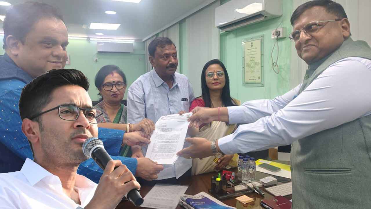 TMC gave deputation to the Election Commission on the complaint raised by Abhishek Banerjee