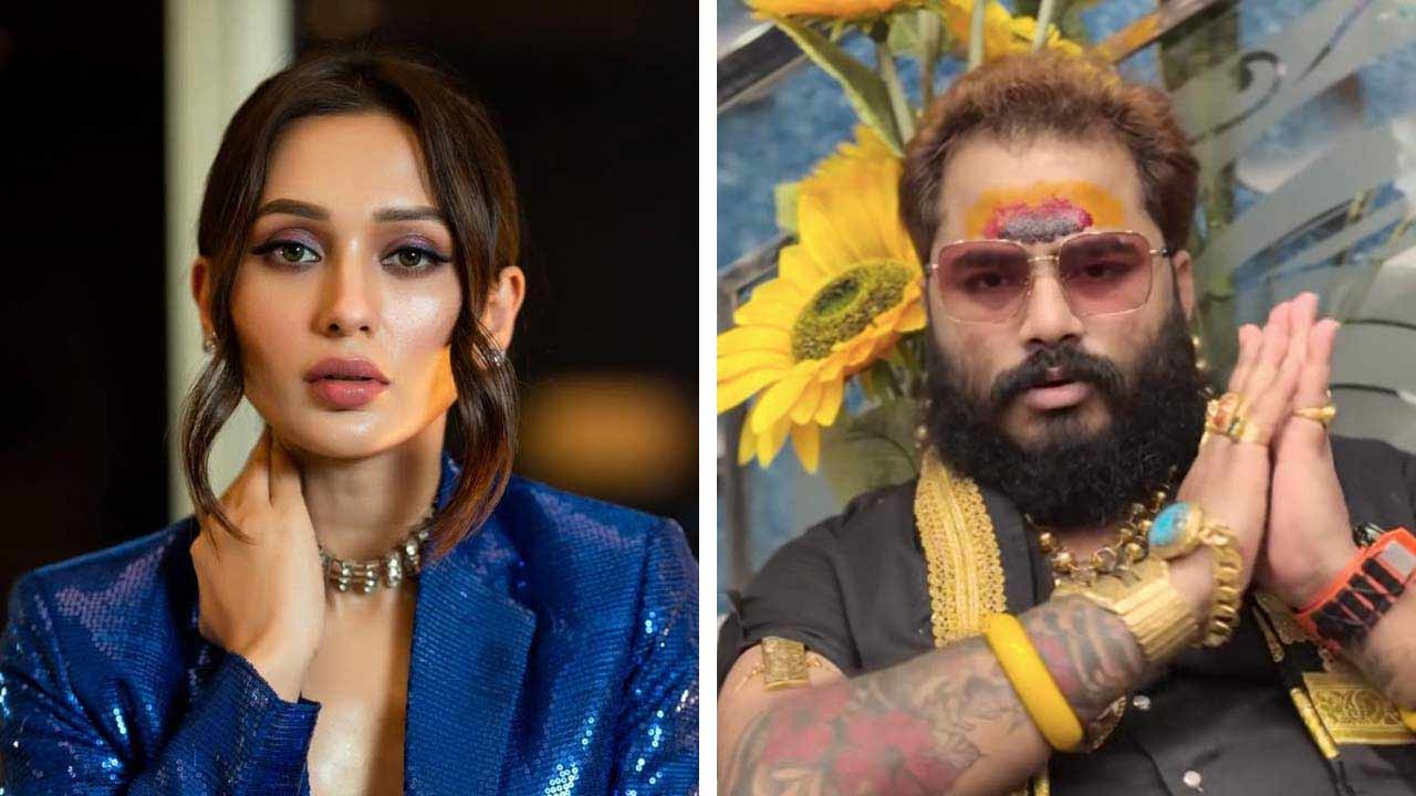 (বাঁ দিকে) মিমি চক্রবর্তী  তনয় শাস্ত্রী (ডান দিকে)।