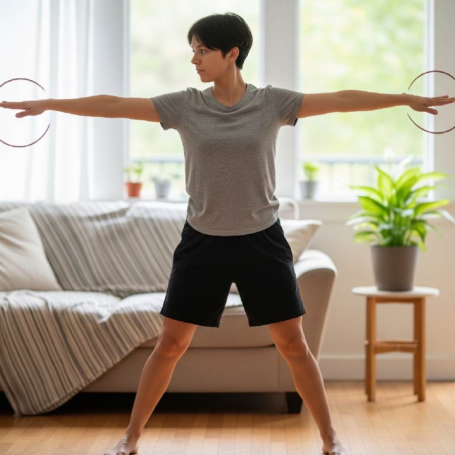 হাত ঘোরানোর ব্যায়ামও করা যায় যে কোনও সময়ই।