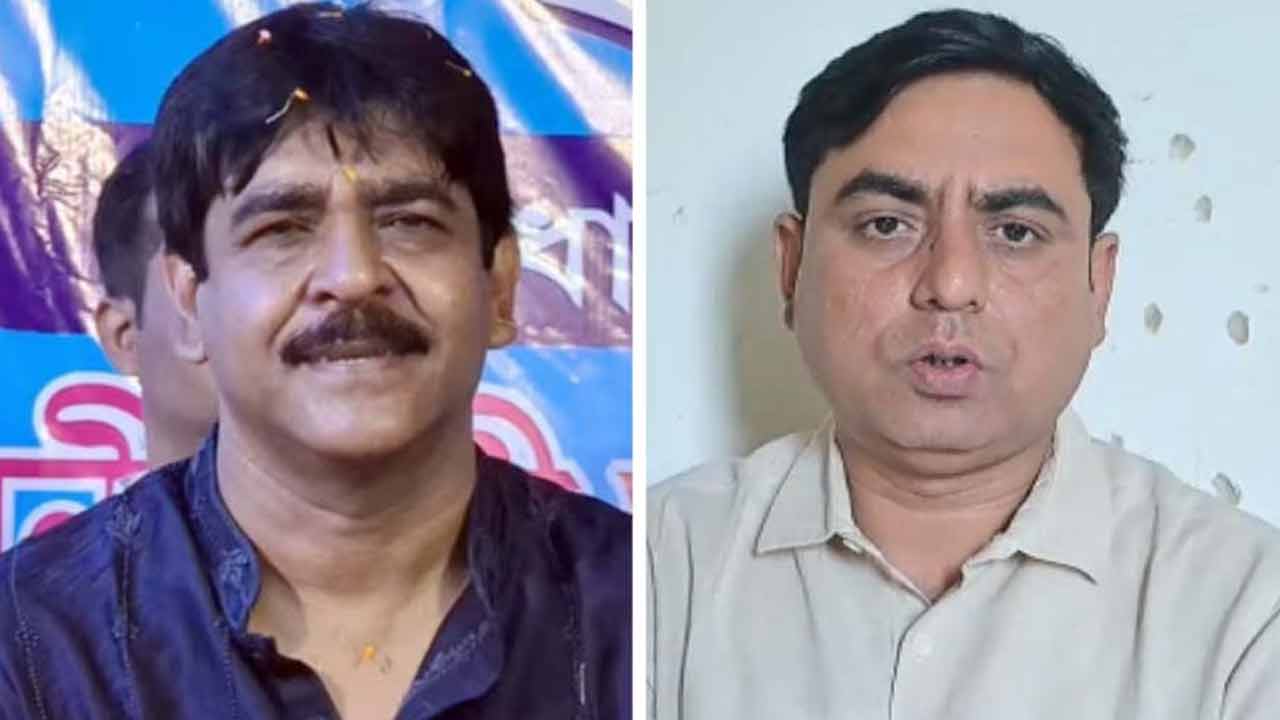 (বাঁ দিকে) শওকত মোল্লা। কাইজ়ার আহমেদ (ডান দিকে)।