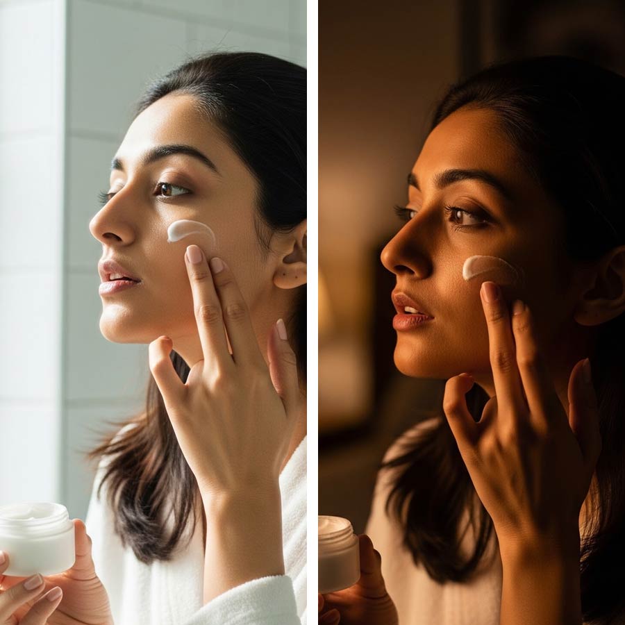 রাত এবং দিনের ত্বকচর্চায় মূল তফাত কোথায়, কী ভাবে তা করা দরকার?