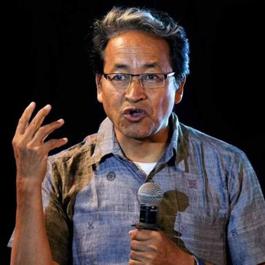 লাদাখের জলবায়ুকর্মী সোনম ওয়াংচুক।