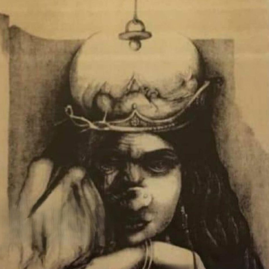 গভীরতর: নক্ষত্র গ্যালারিতে আয়োজিত শিল্প ও ভাস্কর্যের প্রদর্শনীর চিত্রকর্ম।