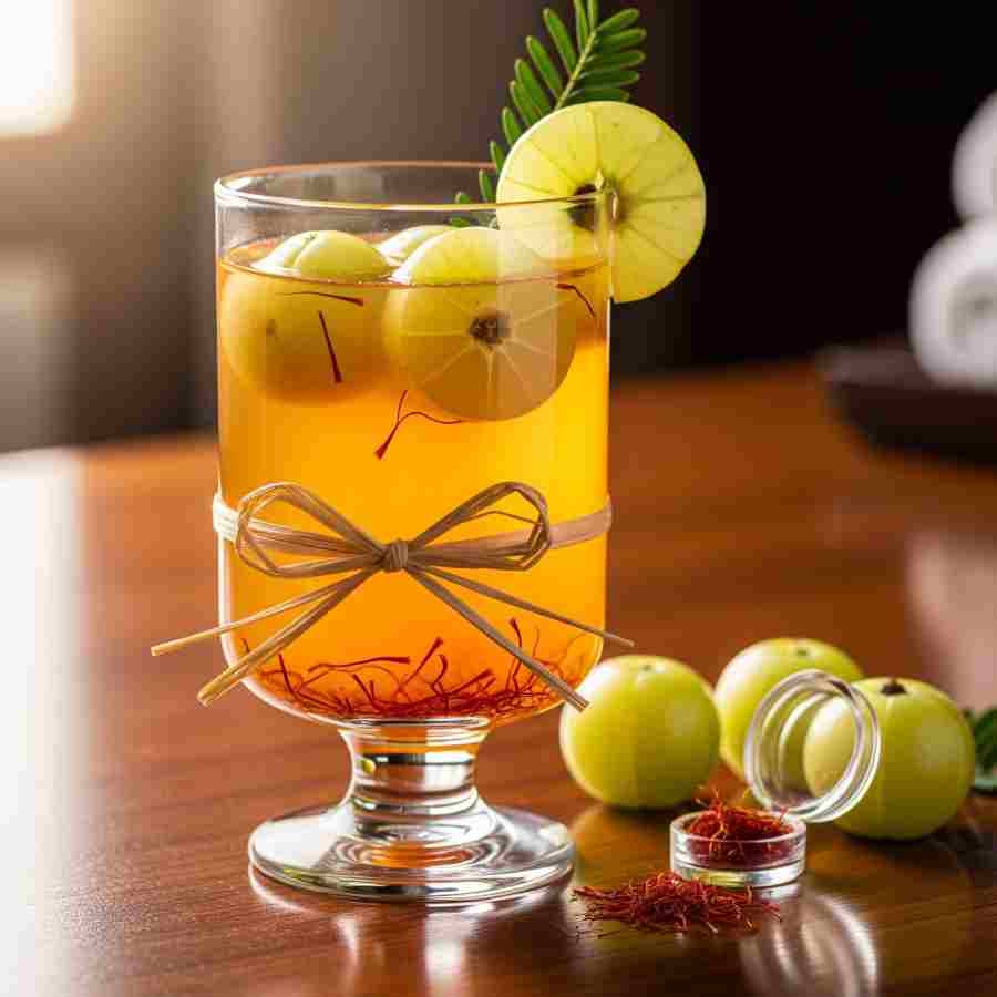 This Saffron and Amla Drink For healthy skin within 21 days dgtl