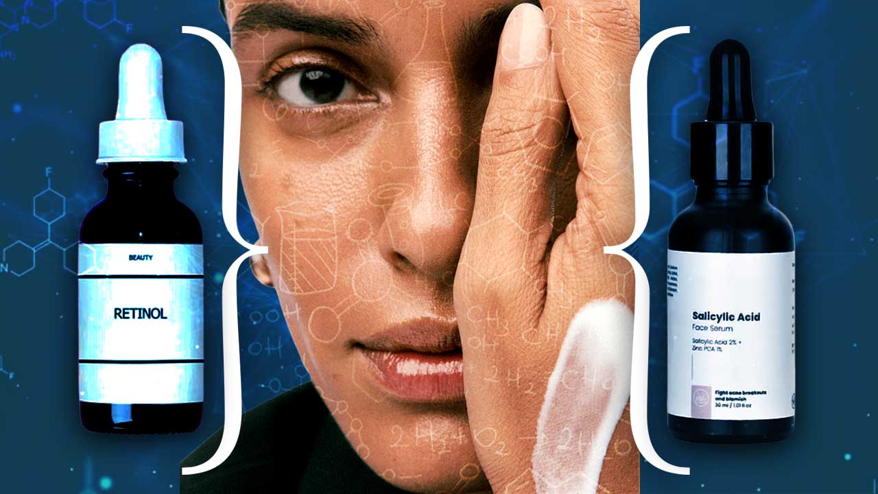 Using retinol and salicylic acid without expert guidance can lead to skin damage