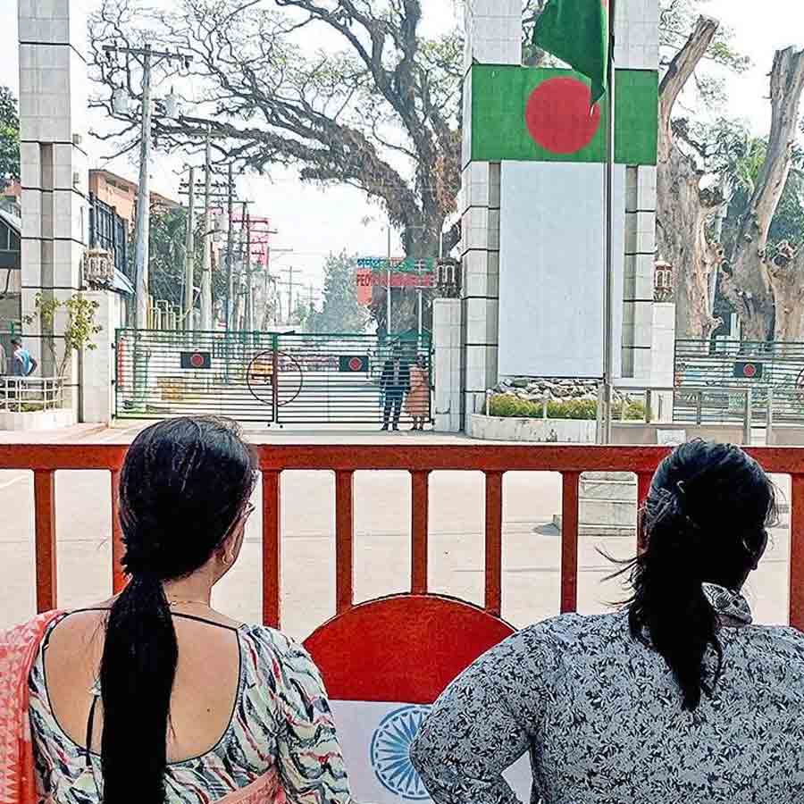 There was silence in 'no-man's land' on 21st February