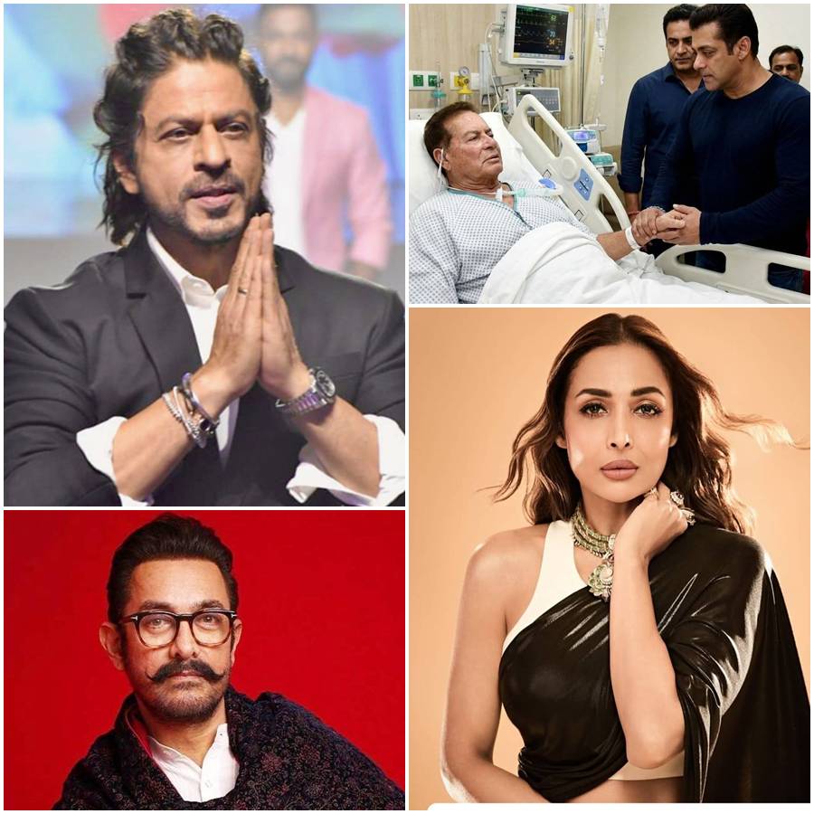 হাসপাতালে সেলিম খানকে দেখতে এসেছিলেন শাহরুখ খান, সলমন খান, মলাইকা অরোরা।