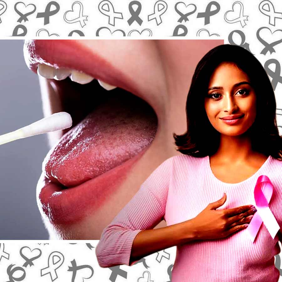 New study says saliva tests are being developed to detect breast cancer biomarkers