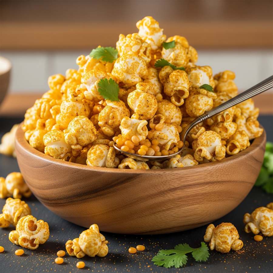 Moong Dal Popcorn recipe at home
