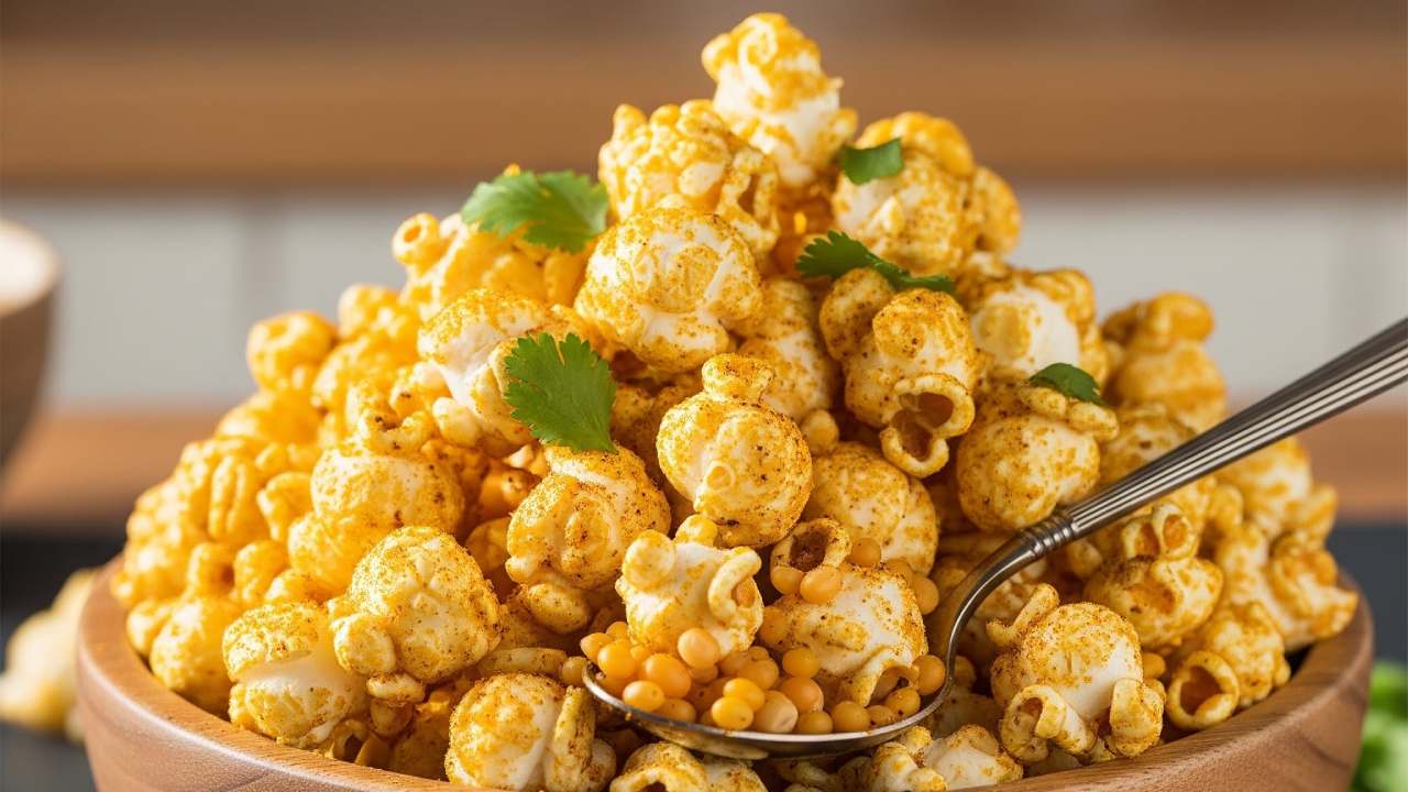 Moong Dal Popcorn recipe at home