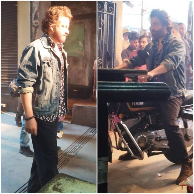 বৌবাজারে শুটিংয়ের সময় শাকিব খান।