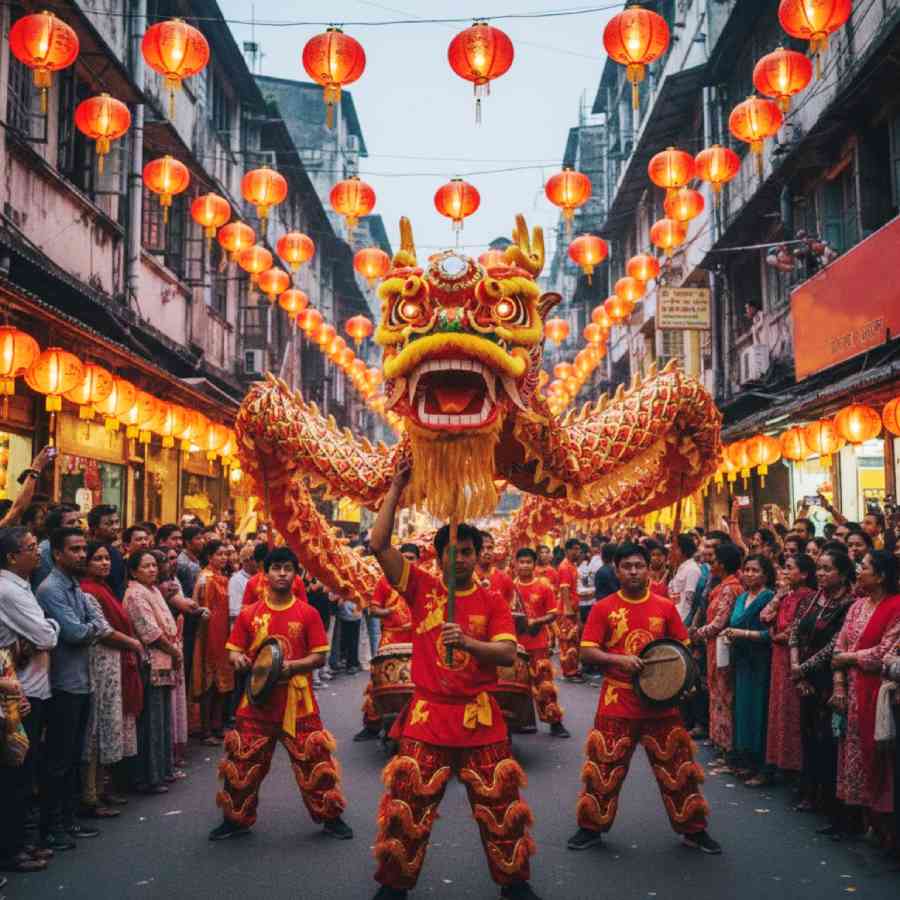 how kolkata is celebrating chinese new year of fire horse dgtl