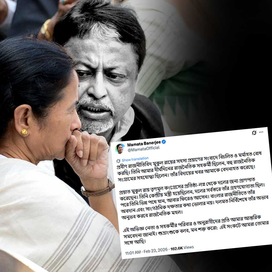 Mamata Banerjee Mukul Roy